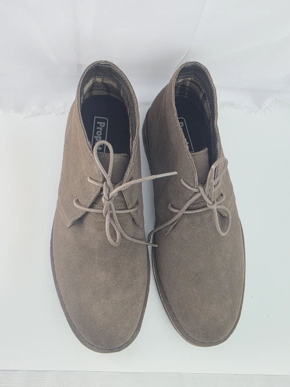 Propèt Men's Brown Suede Chukka Boots 10.5 XX 5E Wide